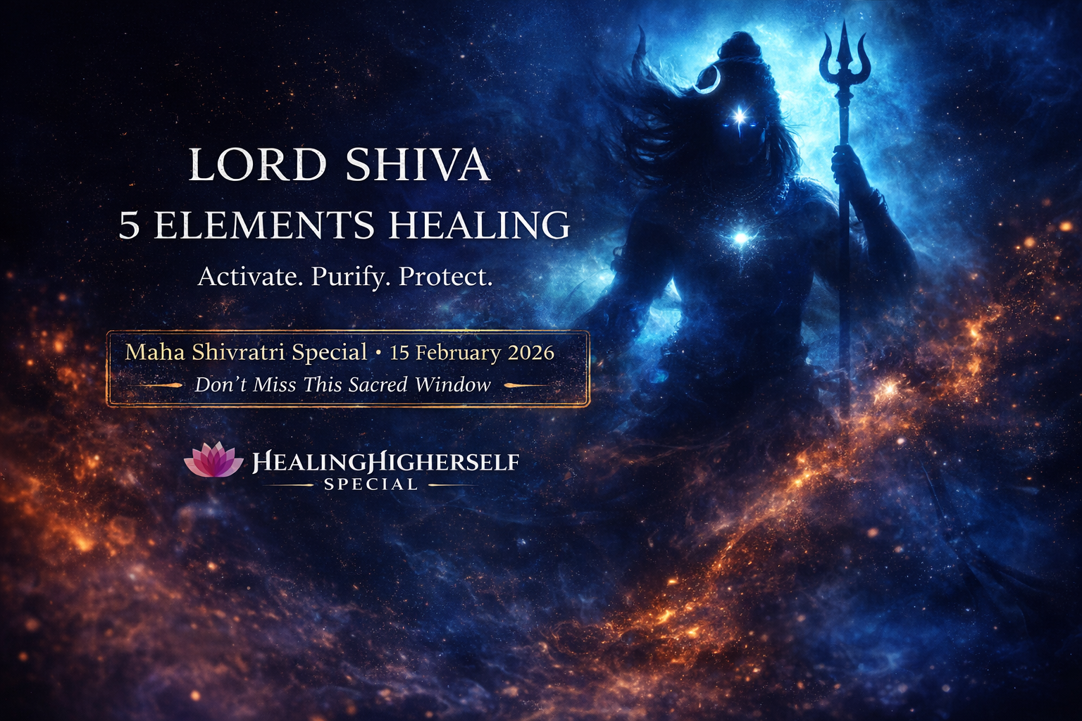 🕉 LORD SHIVA 5 ELEMENTS HEALING