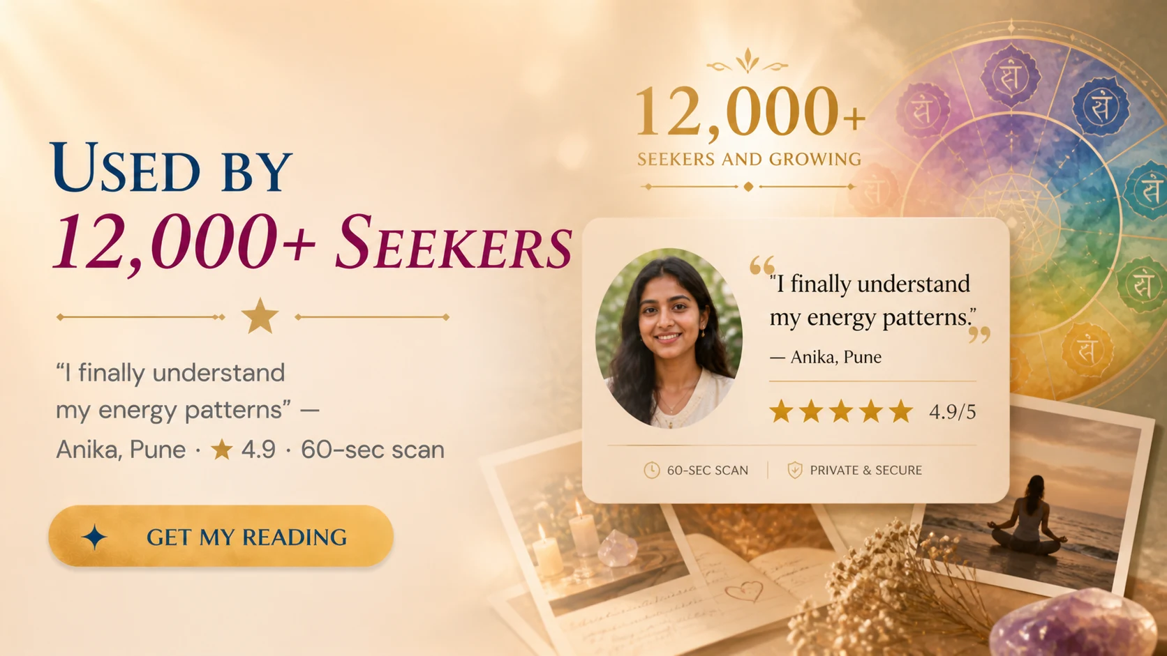 Used by 12,000+ seekers · 4.9★