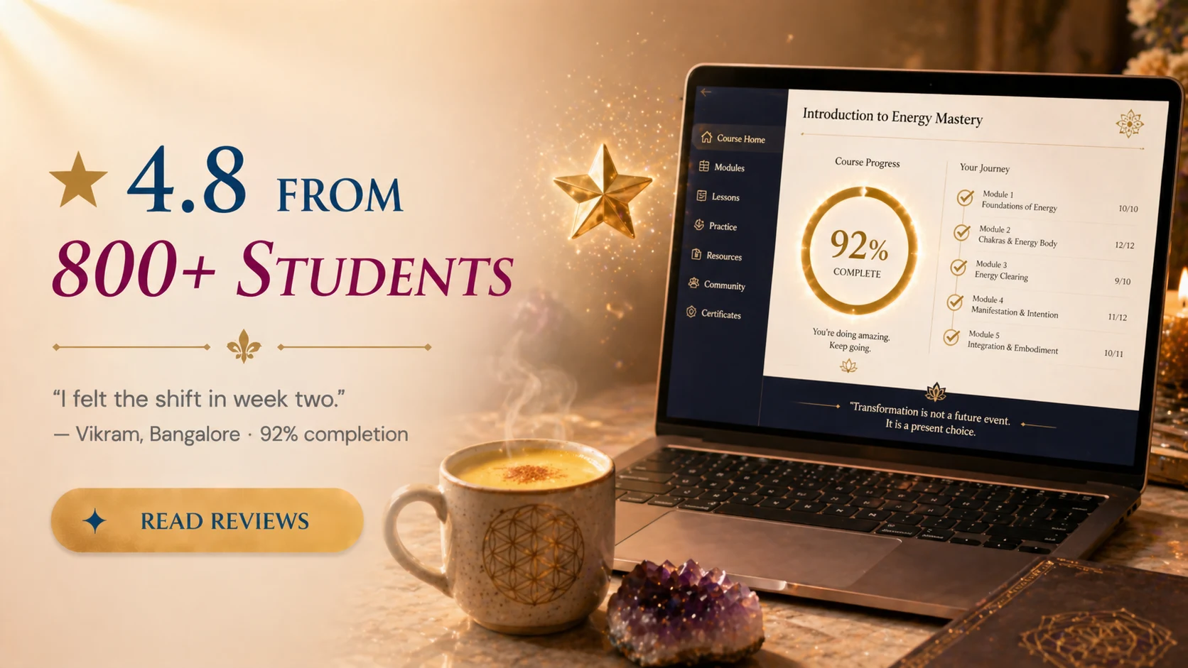★4.8 from 800+ students