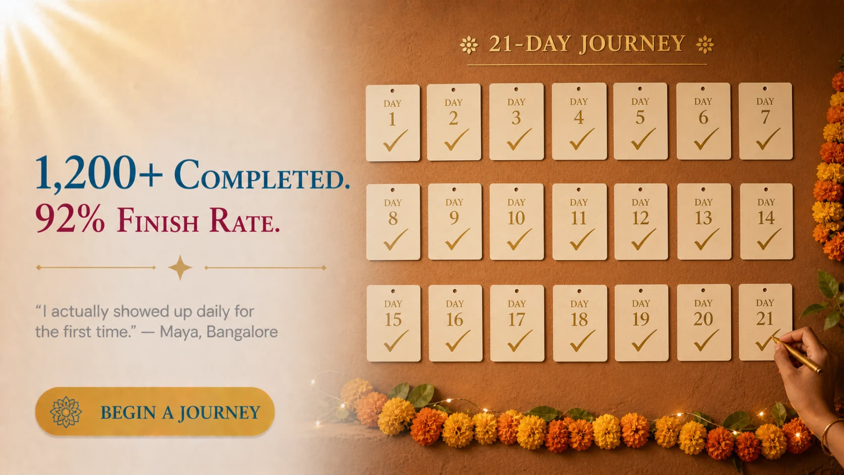 1,200+ Completed · 92% finish rate